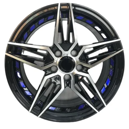 New Design Red Lip Aluminium Alloy Wheels 4 5 Holes Passenger Car Alloy Wheels