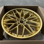 New Professional Car Wheel Custom Brown Gold 2-Piece Forged Passenger Car Alloy Wheel 16/19/21inch 5X100 5X114.3 5X120 Rims - Image 4