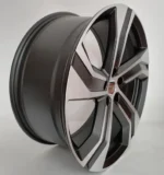 Ouya Wheel Auto Parts ODM OEM 5X108 Satin Black Machined Face Car Alloy Wheel - Image 2