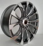 Ouya Wheel Spare Parts Replica Factory Supply 6X139.7 5X114.3 4X100 Gunmetal Machined Face Replica Alloy Car Wheel Rim for Toyota Cars - Image 2