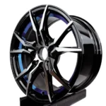 Popular Design Classical Aluminum Alloy Car Wheel 4 8 Holes Blue Red Lip Car Wheel - Image 4