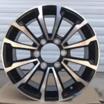 Popular Design Replica Car Wheel 6 Holes Black Machine Face Wheel Rim - Image 3