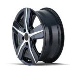 17-Inch Cast Alloy Wheels Diamond-Cut Face Polished Lip