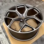 Pretty Bronze 5 Holes Forged Car Wheel Rims for JDM/US/EU Cars