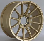 Racing Car Wheels Hot Sale High Golden Polishing Standard Aluminum Alloy Customizable Custom Forged Wheels - Image 3