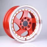 Red Alloy Wheel PCD 5*112/5*120 Auto Parts Car Rims - Image 2