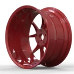 Red Forged Car Alloy Wheels Rims 17 Inch Different Surface Finishing Wheels for Cars - Image 3
