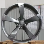 Replica Silver Machined 5Holes Aluminum Alloy Car Wheel - Image 2