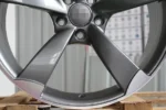 Replica Silver Machined 5Holes Aluminum Alloy Car Wheel