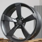 Replica Silver Machined 5Holes Aluminum Alloy Car Wheel - Image 3