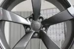 Replica Silver Machined 5Holes Aluminum Alloy Car Wheel - Image 4
