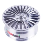 Silver Black Machined 5Holes Aluminum Alloy Car Wheel - Image 3