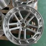 Silver Spoke 5 Holes Car Accessories Auto Parts Alloy Forged Car Wheel Rims - Image 4