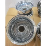 Spoke Wire Wheels Center Gold Triple Gold Style - Image 3
