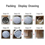 Staggered 5 Holes Black Painting Alloy Car Wheel Rims