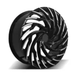 Staggered Black Alloy Wheels 20/21/22inch Rim 5 Hole Passenger Car Rim - Image 2