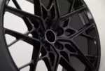 Thin Spoke 5 Holes Black Silver Car Wheel Rim - Image 4