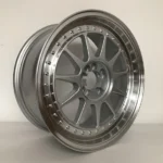 17*7.5 Et30 4*100 5*100 Silver Machined Lip Alloy Wheels Rims - Image 2