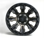 Black Machined Bronze 15*8 Offroad 4X4 Wheels 5*114.3 ET-15 Rims