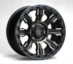 Black Machined Bronze 15*8 Offroad 4X4 Wheels 5*114.3 ET-15 Rims - Image 4