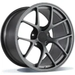 Y Spokes 5 Holes Black Silver Hyper Black Alloy Car Wheel Rims - Image 2